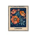 Picture of Flower Market: London _GroupedProduct_Rectangle_Portrait_Framed_Matted_