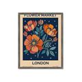 Picture of Flower Market: London _GroupedProduct_Rectangle_Portrait_Framed_Matted_