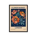 Picture of Flower Market: London _GroupedProduct_Rectangle_Portrait_Framed_Matted_