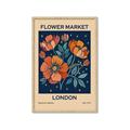 Picture of Flower Market: London _GroupedProduct_Rectangle_Portrait_Framed_Matted_