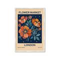 Picture of Flower Market: London _GroupedProduct_Rectangle_Portrait_Framed_Matted_