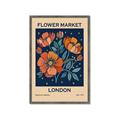 Picture of Flower Market: London _GroupedProduct_Rectangle_Portrait_Framed_Matted_