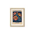 Picture of Flower Market: London _GroupedProduct_Rectangle_Portrait_Framed_Matted_
