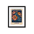 Picture of Flower Market: London _GroupedProduct_Rectangle_Portrait_Framed_Matted_