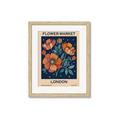Picture of Flower Market: London _GroupedProduct_Rectangle_Portrait_Framed_Matted_