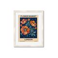 Picture of Flower Market: London _GroupedProduct_Rectangle_Portrait_Framed_Matted_