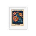 Picture of Flower Market: London _GroupedProduct_Rectangle_Portrait_Framed_Matted_