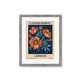 Picture of Flower Market: London _GroupedProduct_Rectangle_Portrait_Framed_Matted_