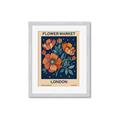 Picture of Flower Market: London _GroupedProduct_Rectangle_Portrait_Framed_Matted_