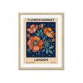 Picture of Flower Market: London _GroupedProduct_Rectangle_Portrait_Framed_Matted_