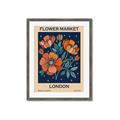 Picture of Flower Market: London _GroupedProduct_Rectangle_Portrait_Framed_Matted_