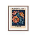 Picture of Flower Market: London _GroupedProduct_Rectangle_Portrait_Framed_Matted_