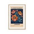 Picture of Flower Market: London _GroupedProduct_Rectangle_Portrait_Framed_Matted_