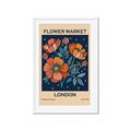 Picture of Flower Market: London _GroupedProduct_Rectangle_Portrait_Framed_Matted_