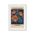 Picture of Flower Market: London _GroupedProduct_Rectangle_Portrait_Framed_Matted_