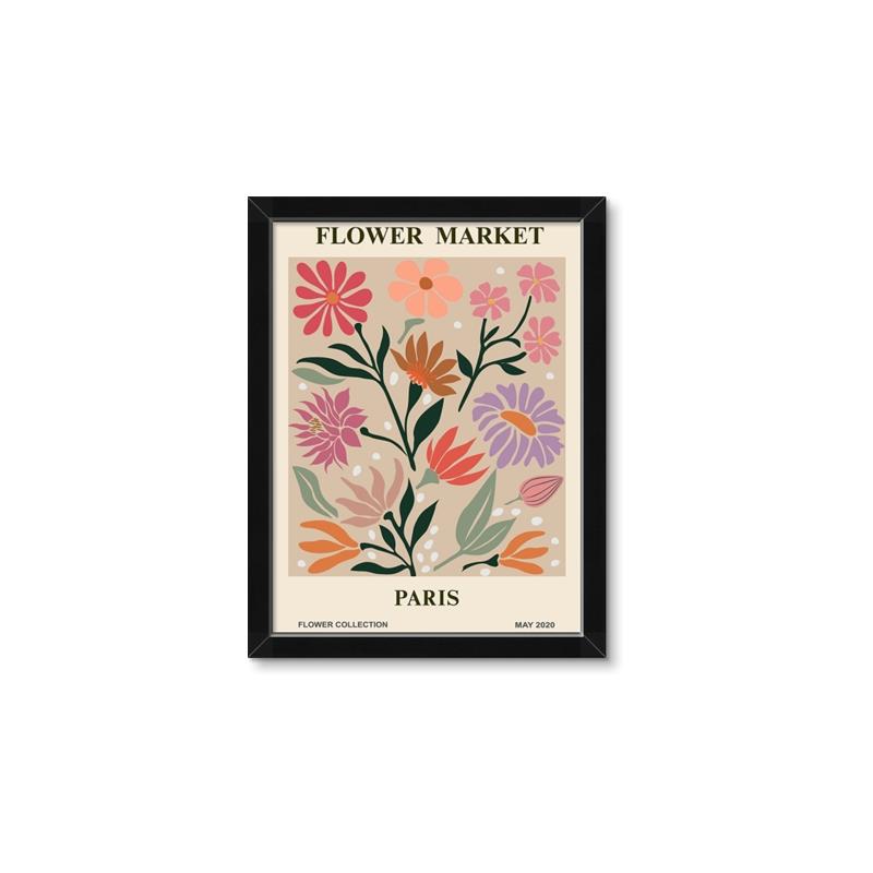 Picture of Flower Market: Paris I _GroupedProduct_Rectangle_Portrait_Framed_Matted_