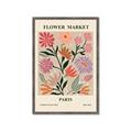 Picture of Flower Market: Paris I _GroupedProduct_Rectangle_Portrait_Framed_Matted_