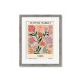 Picture of Flower Market: Paris I _GroupedProduct_Rectangle_Portrait_Framed_Matted_