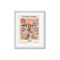 Picture of Flower Market: Paris I _GroupedProduct_Rectangle_Portrait_Framed_Matted_