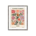 Picture of Flower Market: Paris I _GroupedProduct_Rectangle_Portrait_Framed_Matted_