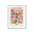 Picture of Flower Market: Paris I _GroupedProduct_Rectangle_Portrait_Framed_Matted_