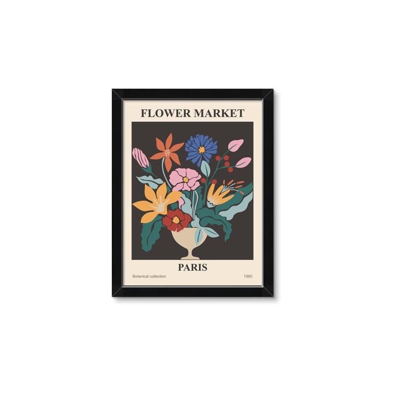 Picture of Flower Market: Paris II _GroupedProduct_Rectangle_Portrait_Framed_Matted_