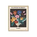 Picture of Flower Market: Paris II _GroupedProduct_Rectangle_Portrait_Framed_Matted_