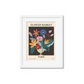 Picture of Flower Market: Paris II _GroupedProduct_Rectangle_Portrait_Framed_Matted_