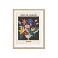 Picture of Flower Market: Paris II _GroupedProduct_Rectangle_Portrait_Framed_Matted_