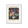 Picture of Flower Market: Paris II _GroupedProduct_Rectangle_Portrait_Framed_Matted_