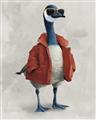Picture of Cool Goose _GroupedProduct_Rectangle_Portrait_Unframed_Print_Only_
