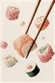 Picture of Sushi Situation _GroupedProduct_Rectangle_Portrait_Unframed_Print_Only_