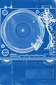 Picture of Blue Print Vinyl II _GroupedProduct_Rectangle_Portrait_Photography _GroupedProduct_Rectangle_Portrait_Unframed_Print_Only_