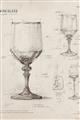 Picture of Sketch of a Wine Glass _GroupedProduct_Rectangle_Portrait_Unframed_Print_Only_