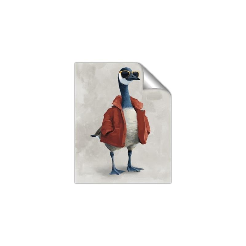 Picture of Cool Goose _GroupedProduct_Rectangle_Portrait_Unframed_Print_Only_
