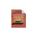 Picture of Drop the Needle, Raise the Vibe _GroupedProduct_Rectangle_Portrait_Unframed_Print_Only_
