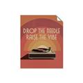 Picture of Drop the Needle, Raise the Vibe _GroupedProduct_Rectangle_Portrait_Unframed_Print_Only_