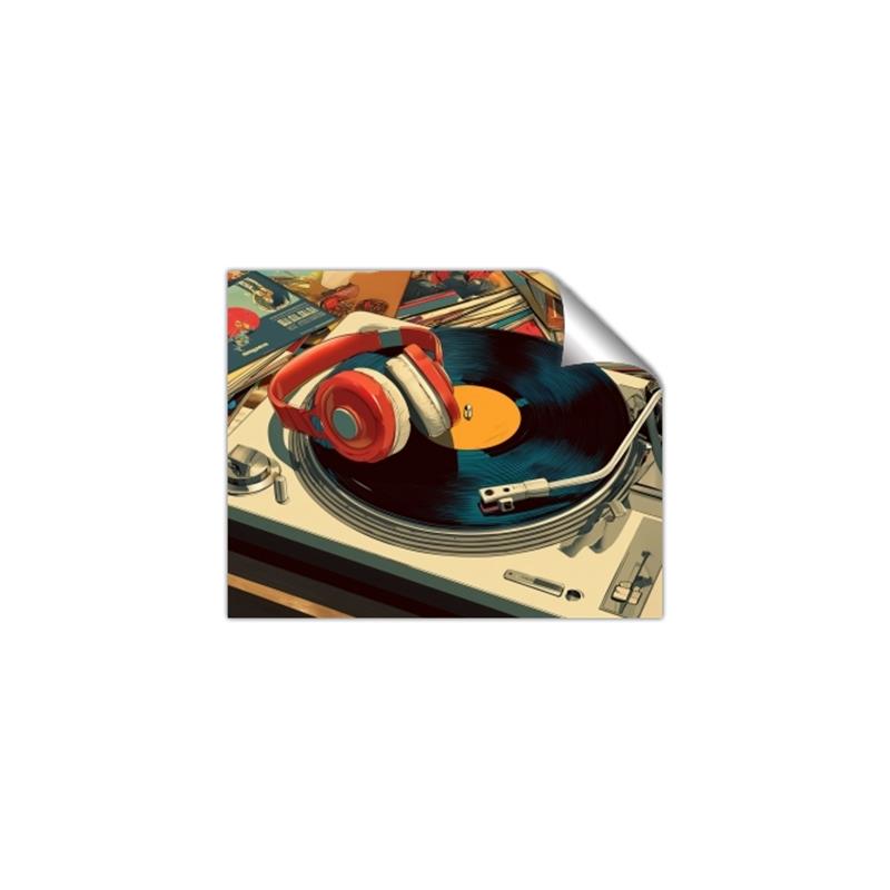 Picture of Disk Jockey  _GroupedProduct_Rectangle_Landscape_Unframed_Print_Only_