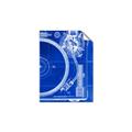 Picture of Blue Print Vinyl I _GroupedProduct_Rectangle_Portrait_Photography _GroupedProduct_Rectangle_Portrait_Unframed_Print_Only_