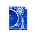 Picture of Blue Print Vinyl I _GroupedProduct_Rectangle_Portrait_Photography _GroupedProduct_Rectangle_Portrait_Unframed_Print_Only_