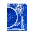 Picture of Blue Print Vinyl I _GroupedProduct_Rectangle_Portrait_Photography _GroupedProduct_Rectangle_Portrait_Unframed_Print_Only_