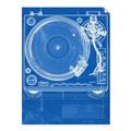 Picture of Blue Print Vinyl II _GroupedProduct_Rectangle_Portrait_Photography _GroupedProduct_Rectangle_Portrait_Unframed_Print_Only_