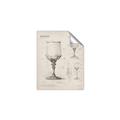 Picture of Sketch of a Wine Glass _GroupedProduct_Rectangle_Portrait_Unframed_Print_Only_