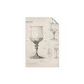 Picture of Sketch of a Wine Glass _GroupedProduct_Rectangle_Portrait_Unframed_Print_Only_
