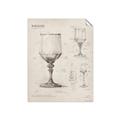 Picture of Sketch of a Wine Glass _GroupedProduct_Rectangle_Portrait_Unframed_Print_Only_