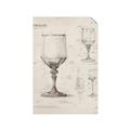 Picture of Sketch of a Wine Glass _GroupedProduct_Rectangle_Portrait_Unframed_Print_Only_
