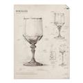Picture of Sketch of a Wine Glass _GroupedProduct_Rectangle_Portrait_Unframed_Print_Only_
