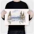 Picture of Reflections of the North I _GroupedProduct_Rectangle_Landscape_Canvas_