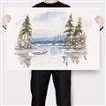 Picture of Reflections of the North I _GroupedProduct_Rectangle_Landscape_Canvas_