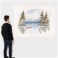 Picture of Reflections of the North I _GroupedProduct_Rectangle_Landscape_Canvas_